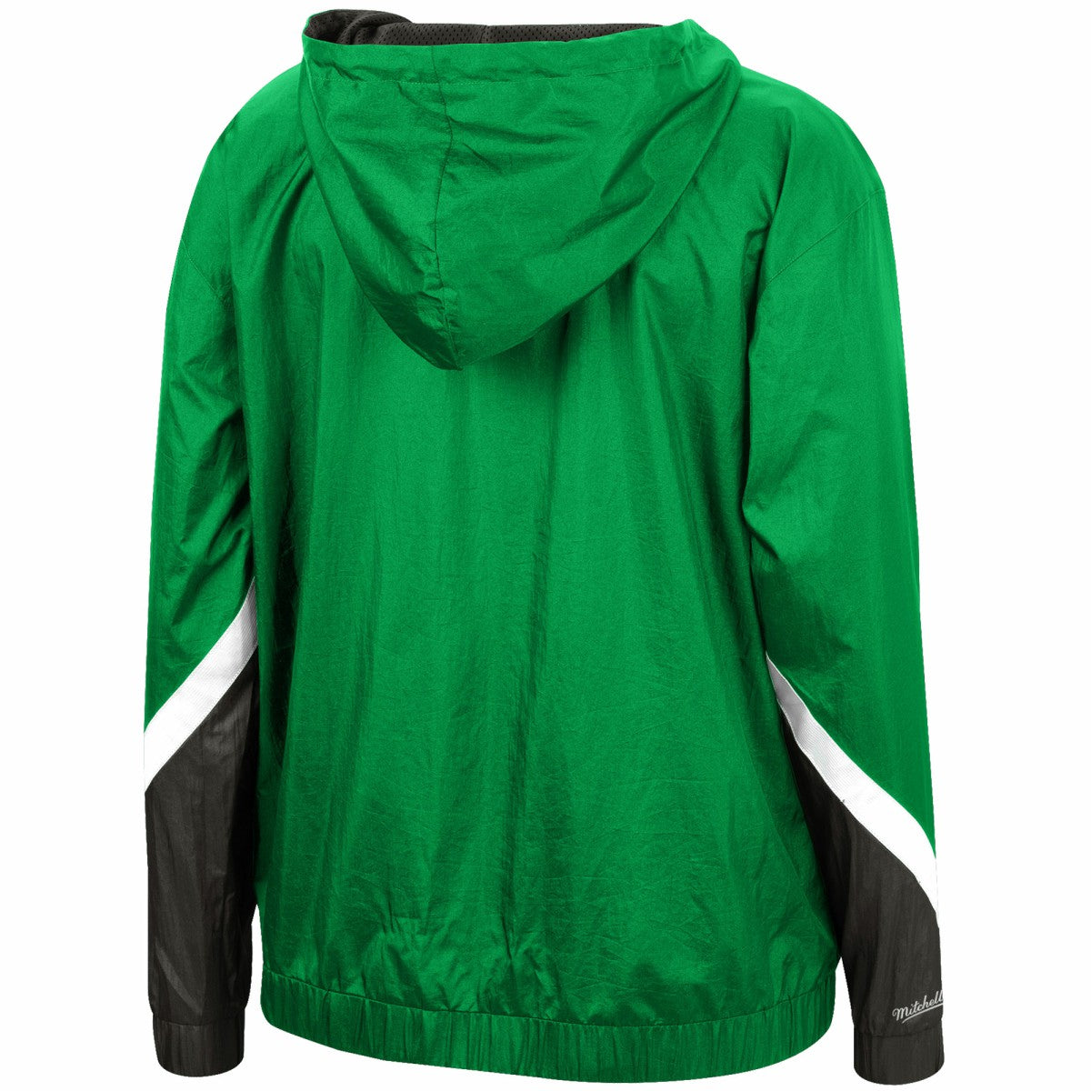 Milwaukee Bucks Women's Half-Zip Windbreaker 2.0 Hoodie Green | Mitchell & Ness online