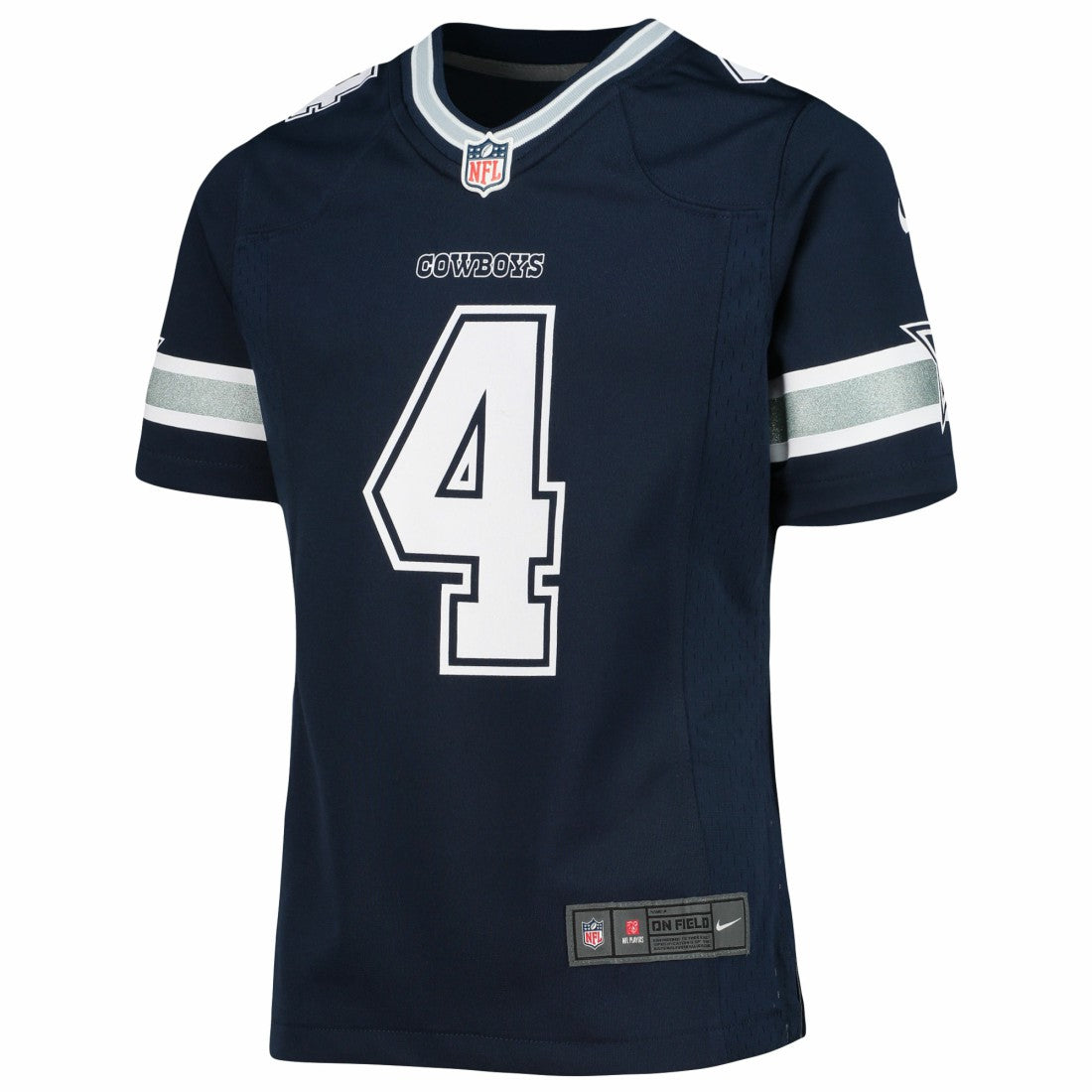 Nike Dak Prescott Dallas Cowboys Girls Youth Team Game Jersey Navy