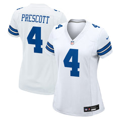 Nike Dak Prescott Dallas Cowboys Women's Team Game Jersey White