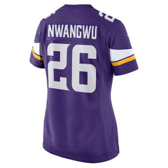 Nike Kene Nwangwu Minnesota Vikings Women's Game Jersey Purple