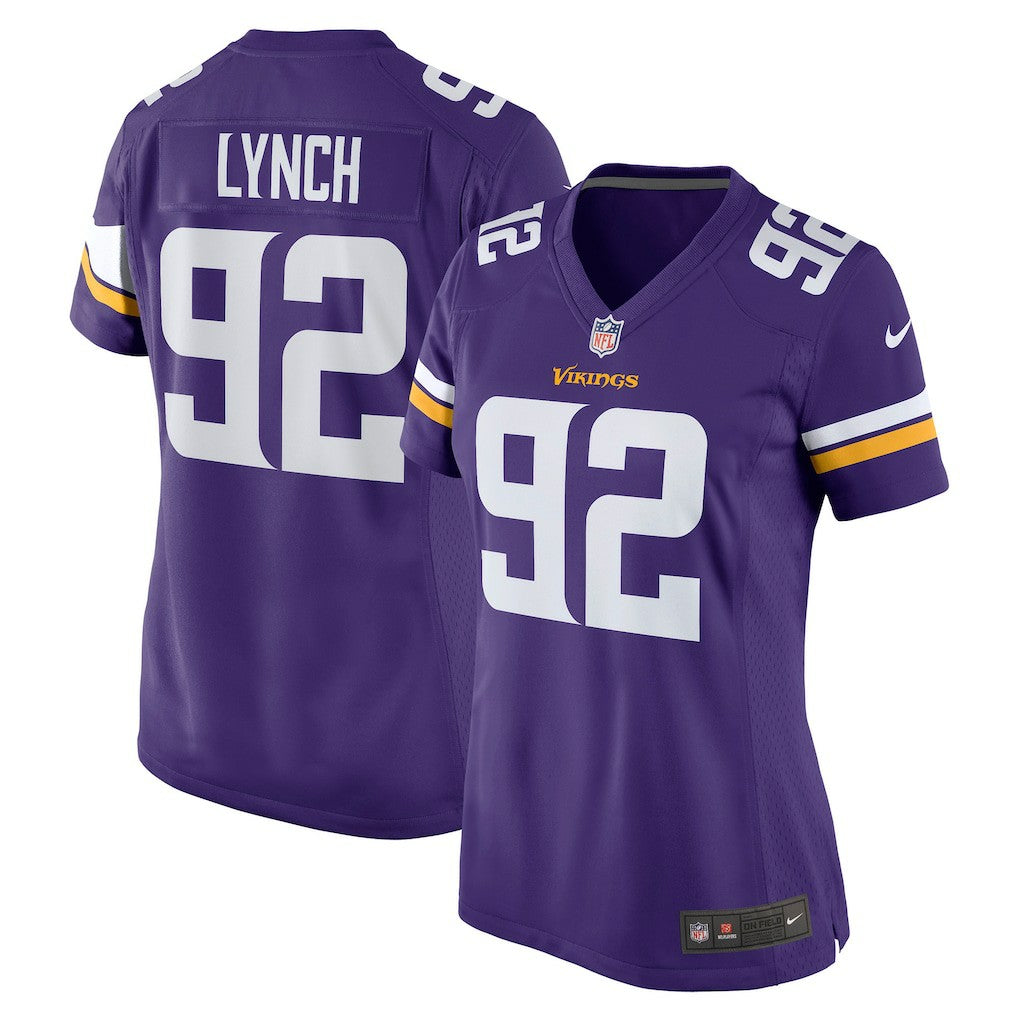 Nike James Lynch Minnesota Vikings Women's Game Player Jersey Purple
