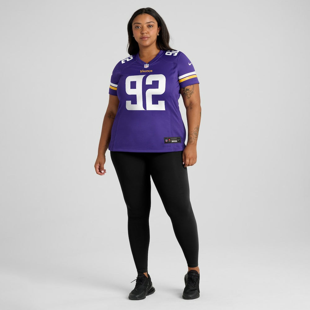 Nike James Lynch Minnesota Vikings Women's Game Player Jersey Purple