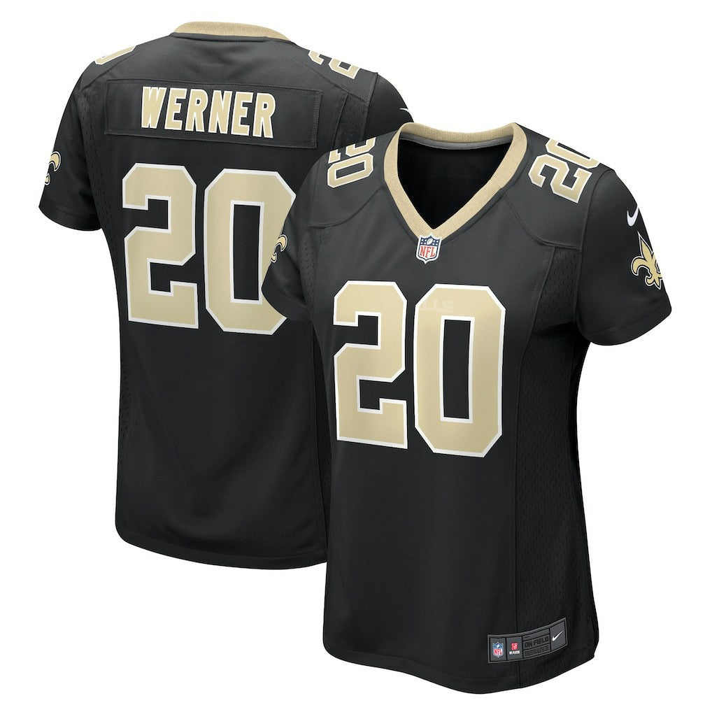 Nike Pete Werner New Orleans Saints Women's Game Jersey Black