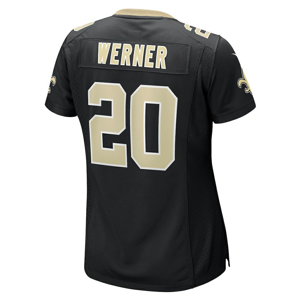 Nike Pete Werner New Orleans Saints Women's Game Jersey Black