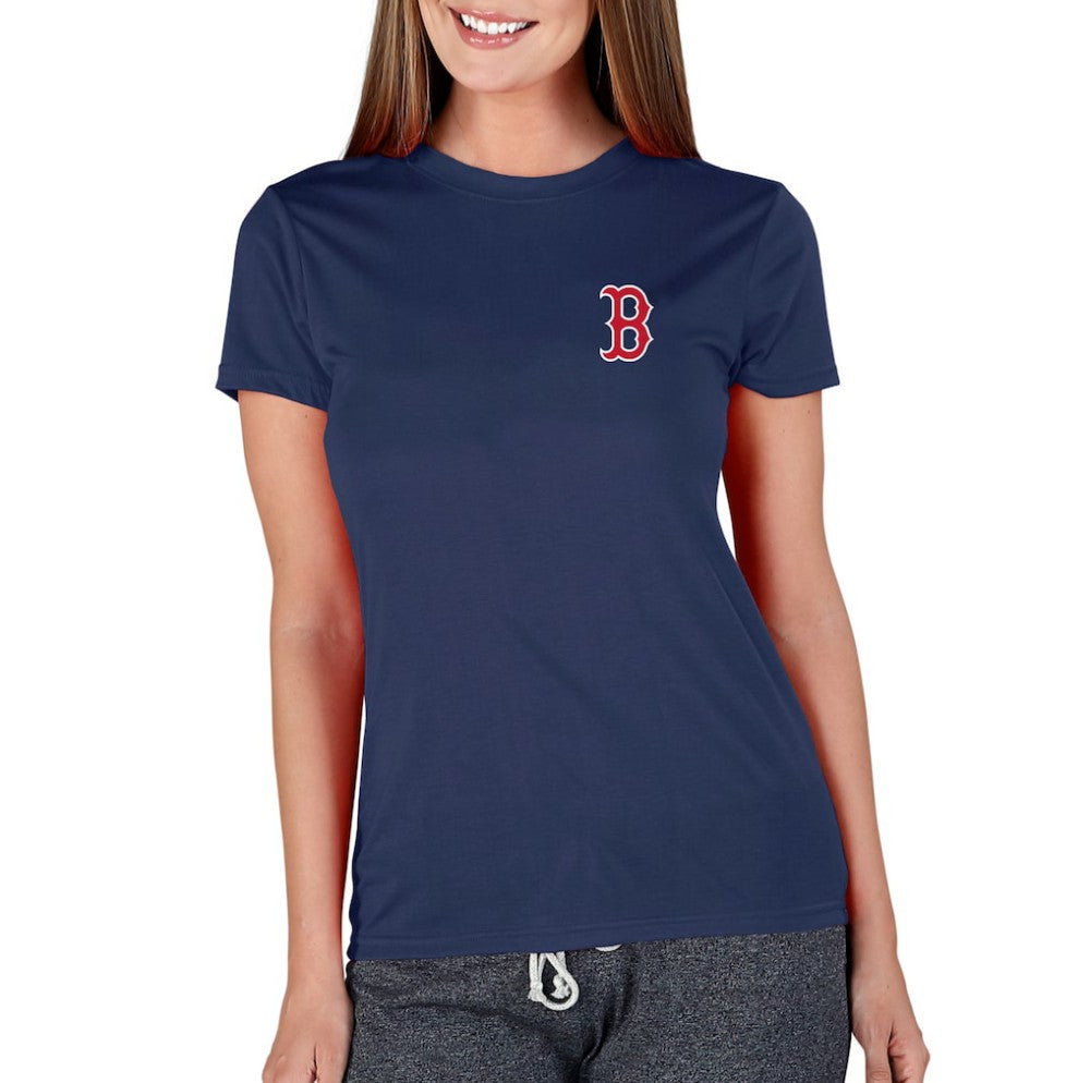 Boston Red Sox Concepts Sport Women's Marathon Knit Top - Navy - MLB Sale