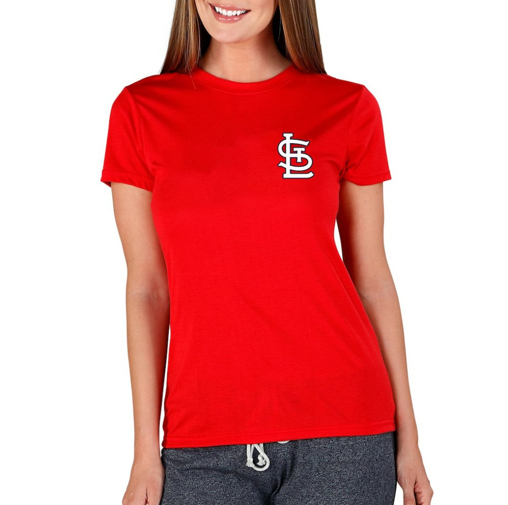 St. Louis Cardinals Concepts Sport Women's Marathon Knit Top - Red - MLB Online