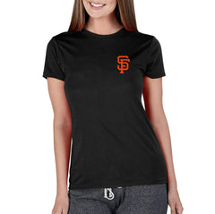 San Francisco Giants Concepts Sport Women's Marathon Knit Top - Black - MLB Sale