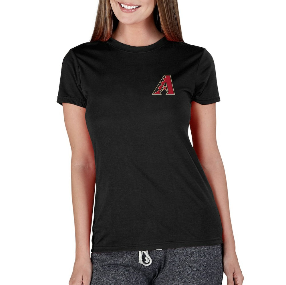 Arizona Diamondbacks Concepts Sport Women's Marathon Knit Top - Black - MLB on Sale