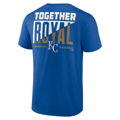 Kansas City Royals Fanatics Hometown Collection Together T-Shirt - Royal - Fanatics Online