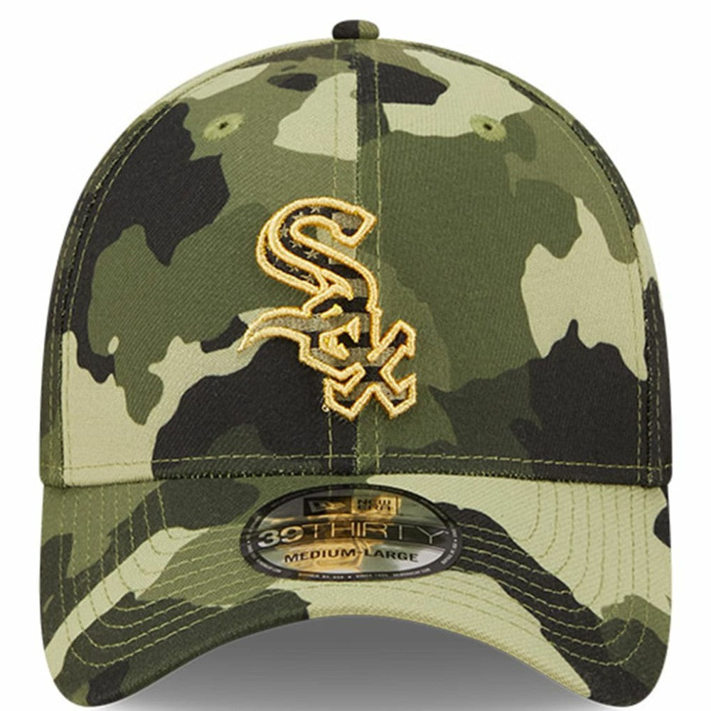 Chicago White Sox New Era 2022 Armed Forces Day 39THIRTY Flex Hat - Camo - New Era on Sale