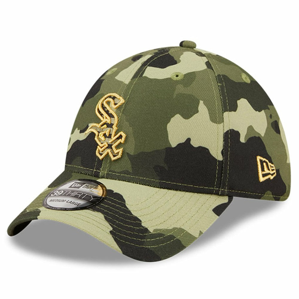 Chicago White Sox New Era 2022 Armed Forces Day 39THIRTY Flex Hat - Camo - New Era on Sale