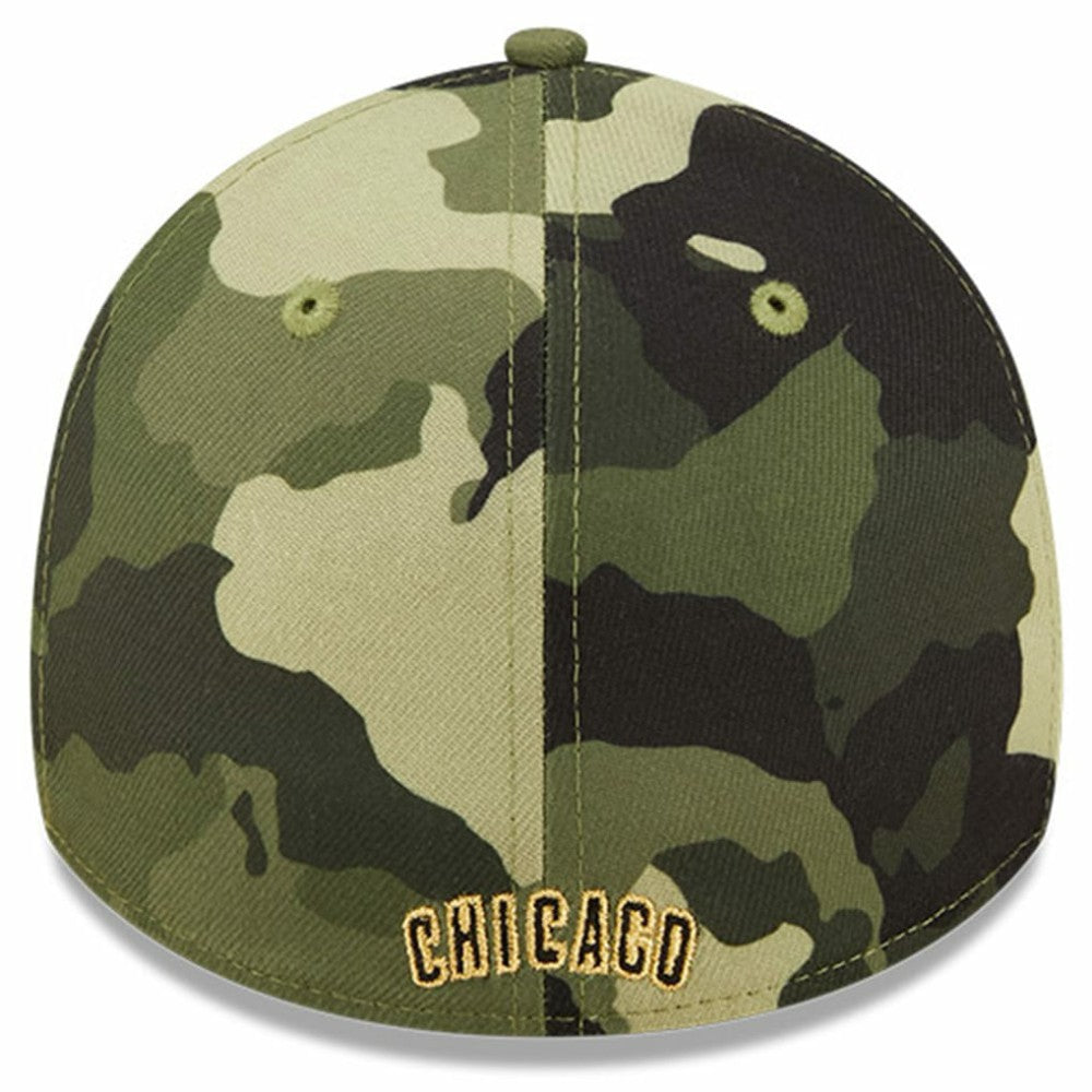 Chicago Cubs New Era 2022 Armed Forces Day 39THIRTY Flex Hat - Camo - New Era Discount