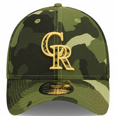 Colorado Rockies New Era 2022 Armed Forces Day 39THIRTY Flex Hat - Camo - New Era Online