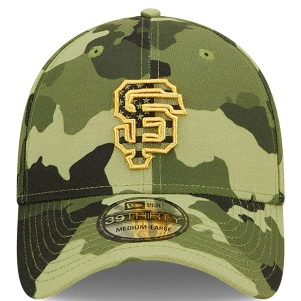 San Francisco Giants New Era 2022 Armed Forces Day 39THIRTY Flex Hat - Camo - New Era Sale