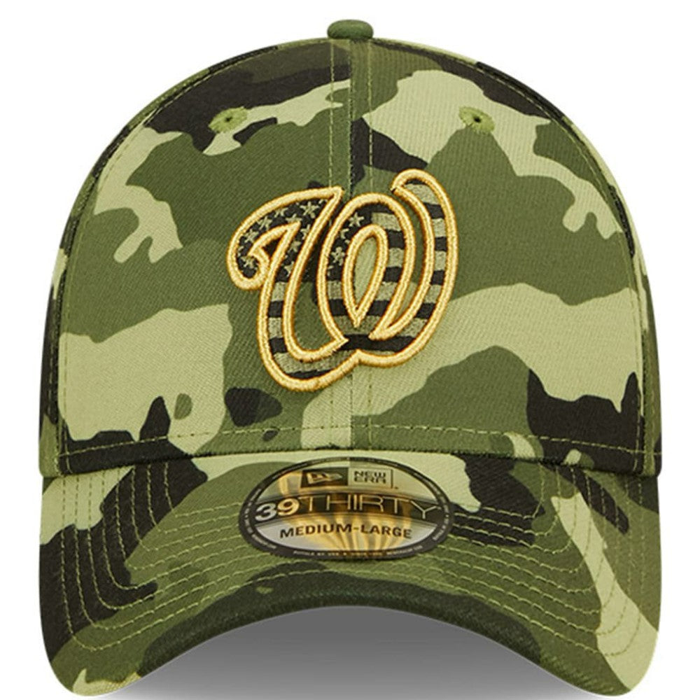 Washington Nationals New Era 2022 Armed Forces Day 39THIRTY Flex Hat - Camo - New Era Lifestyle