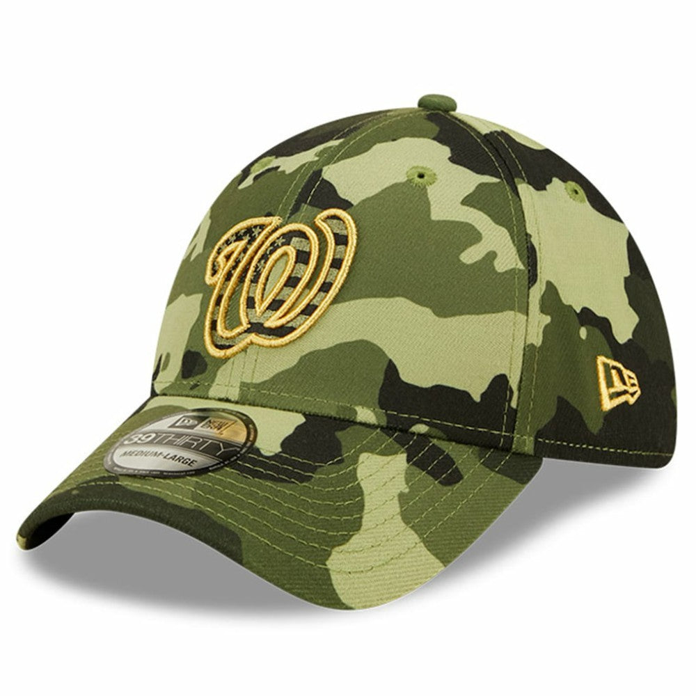 Washington Nationals New Era 2022 Armed Forces Day 39THIRTY Flex Hat - Camo - New Era Lifestyle