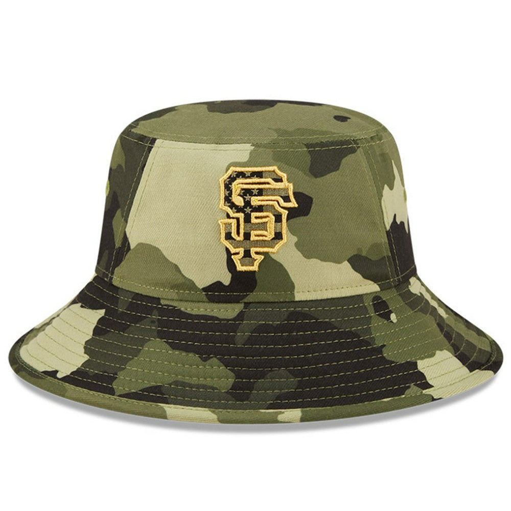 San Francisco Giants New Era 2022 Armed Forces Day Bucket Hat - Camo - New Era on Sale