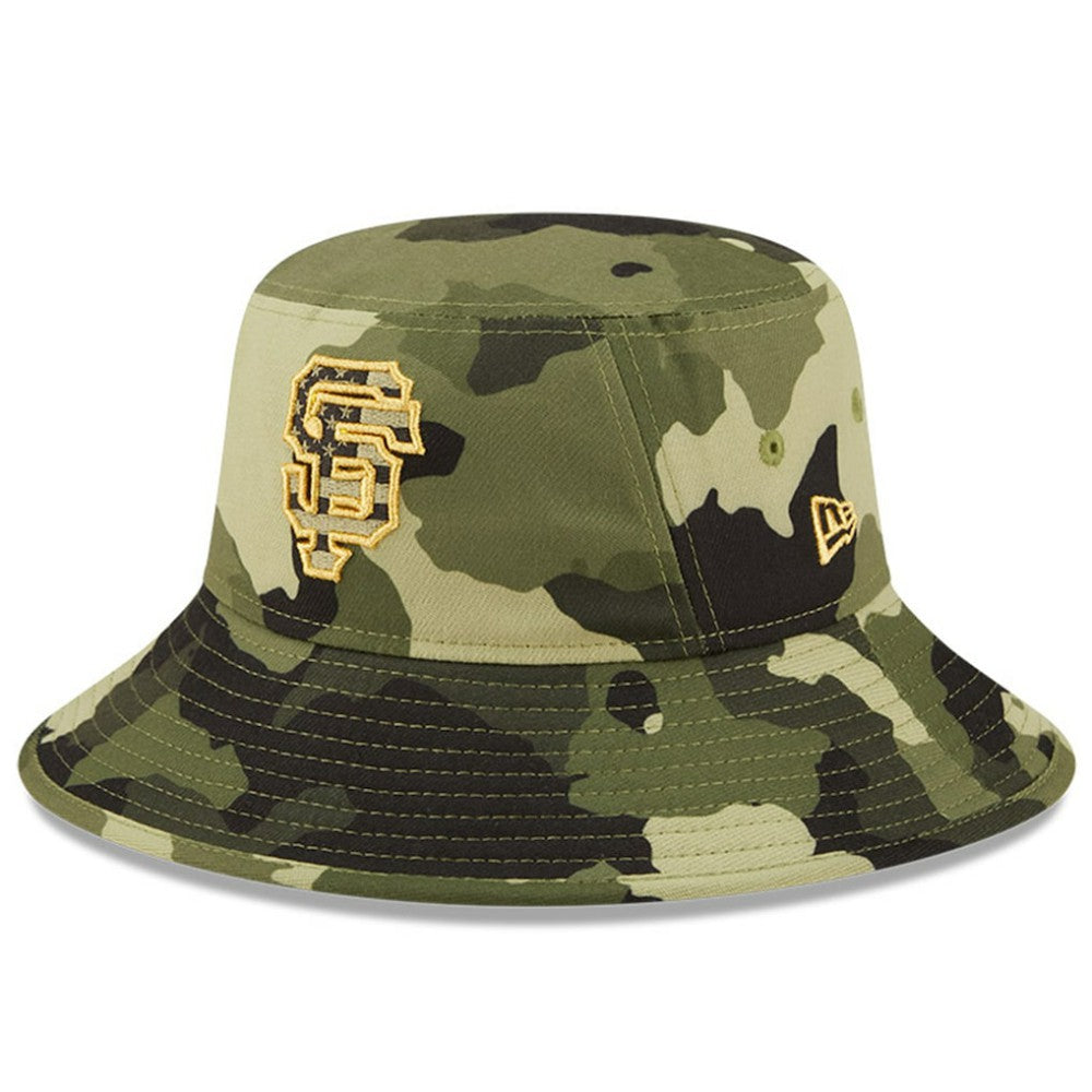 San Francisco Giants New Era 2022 Armed Forces Day Bucket Hat - Camo - New Era on Sale
