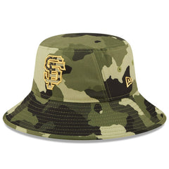 San Francisco Giants New Era 2022 Armed Forces Day Bucket Hat - Camo - New Era on Sale