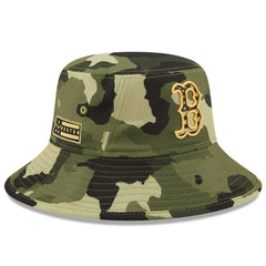 Boston Red Sox New Era 2022 Armed Forces Day Bucket Hat - Camo - New Era Sale