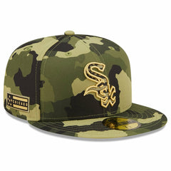 Chicago White Sox New Era 2022 Armed Forces Day On-Field 59FIFTY Fitted Hat - Camo - New Era Discount