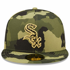 Chicago White Sox New Era 2022 Armed Forces Day On-Field 59FIFTY Fitted Hat - Camo - New Era Discount