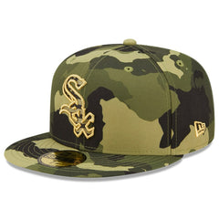 Chicago White Sox New Era 2022 Armed Forces Day On-Field 59FIFTY Fitted Hat - Camo - New Era Discount