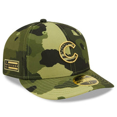 Chicago Cubs New Era 2022 Armed Forces Day On-Field Low Profile 59FIFTY - Camo - New Era Lifestyle
