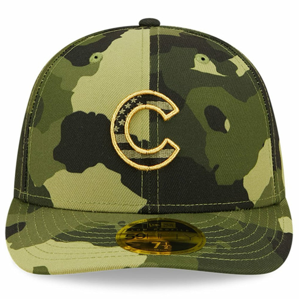 Chicago Cubs New Era 2022 Armed Forces Day On-Field Low Profile 59FIFTY - Camo - New Era Lifestyle