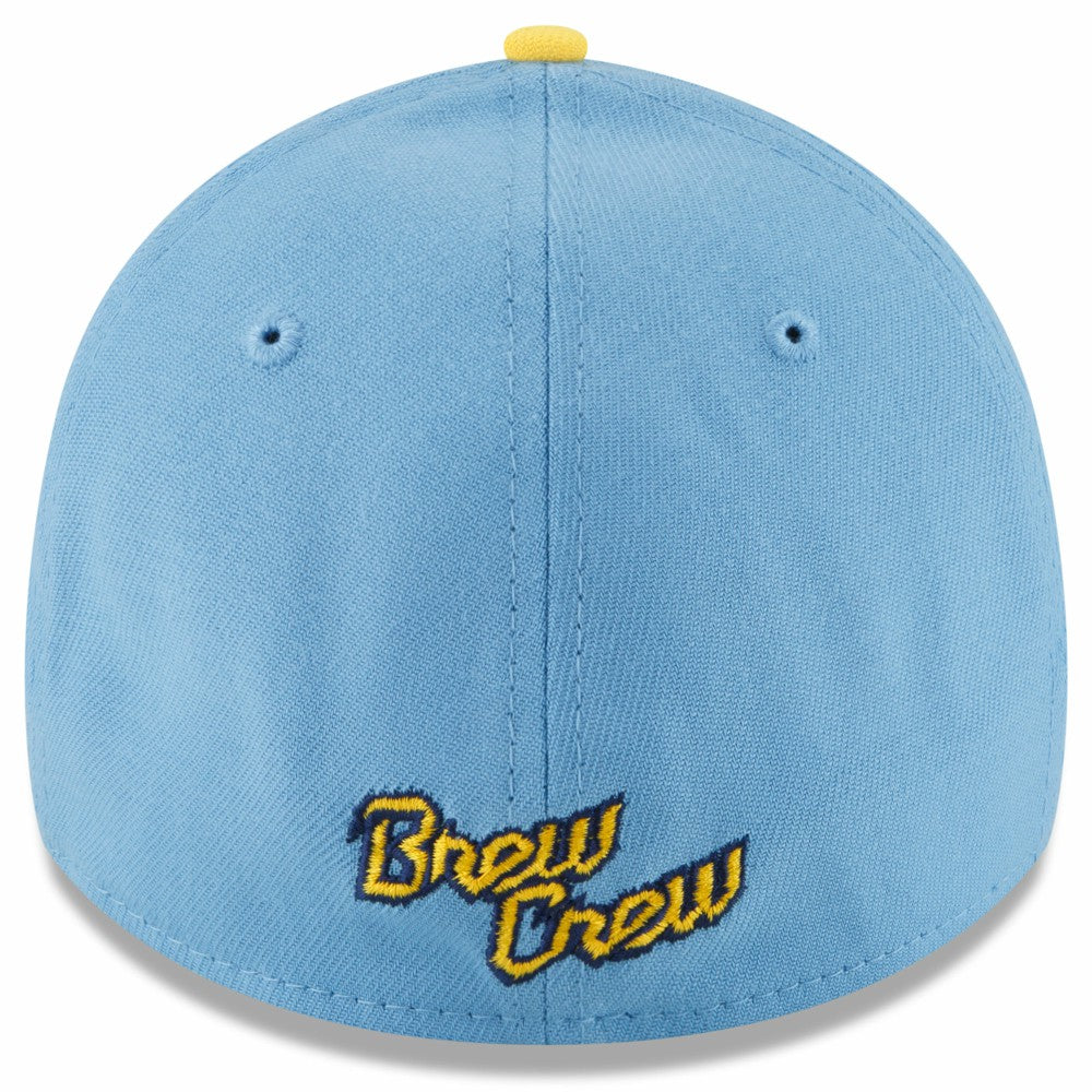 Milwaukee Brewers New Era 2022 City Connect 39THIRTY Flex Hat - Powder Blue - New Era Lifestyle
