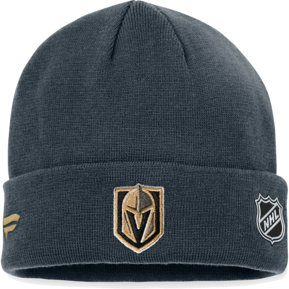 Vegas Golden Knights Fanatics Authentic Pro Rink Cuffed Knit Hat - Black - NHL 4464849