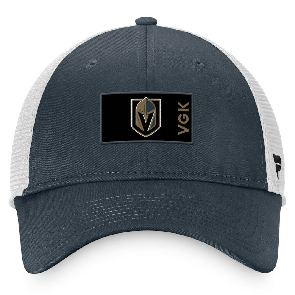 Vegas Golden Knights Fanatics Authentic Pro Rink Trucker Snapback Hat - Charcoal/White - NHL 4464930