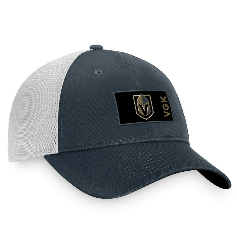 Vegas Golden Knights Fanatics Authentic Pro Rink Trucker Snapback Hat - Charcoal/White - NHL 4464930
