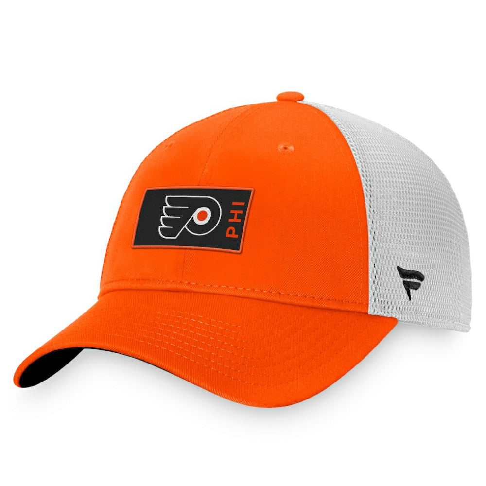 Philadelphia Flyers Fanatics Authentic Pro Rink Trucker Snapback Hat - Orange - NHL 4464937