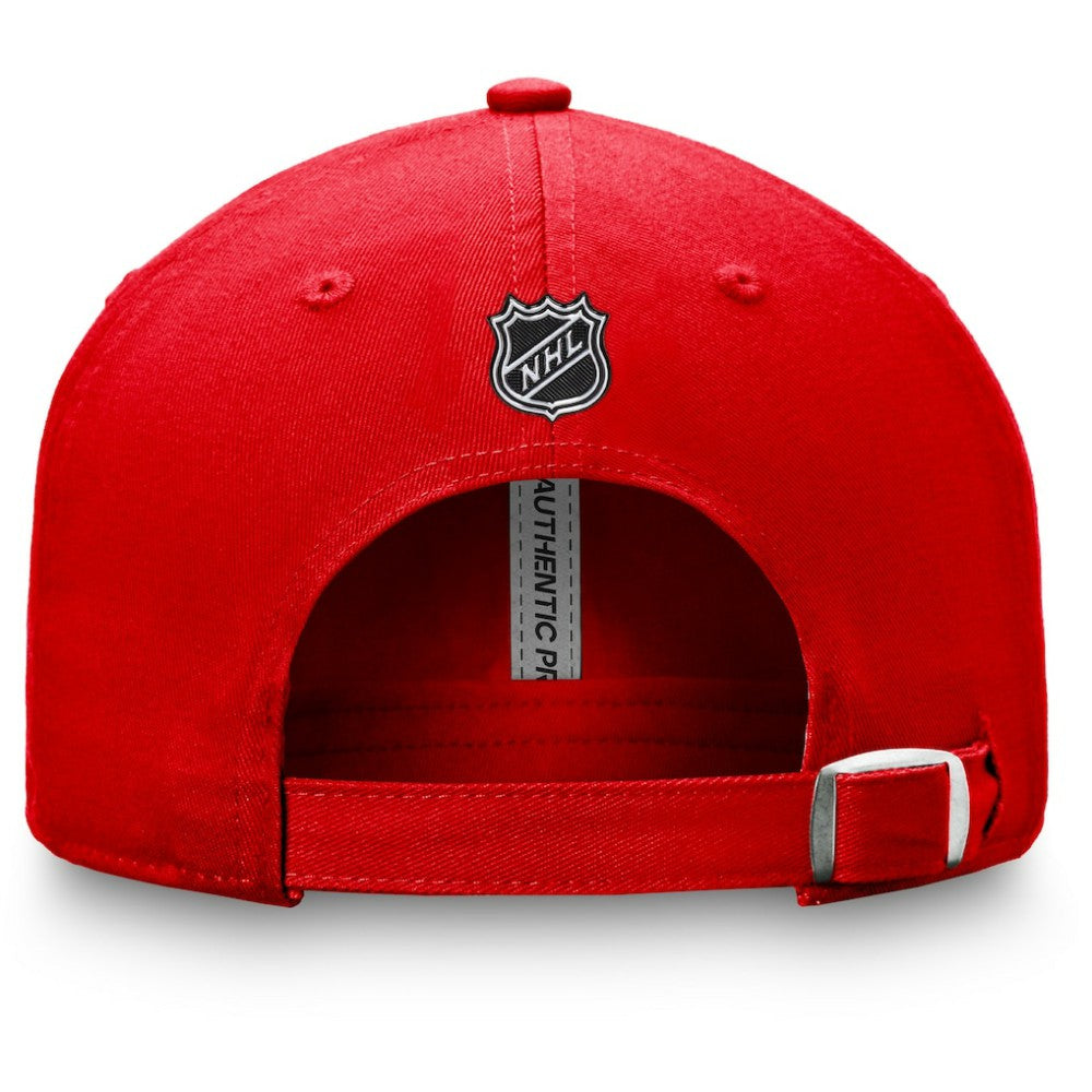 Chicago Blackhawks Fanatics Authentic Pro Rink Adjustable Hat - Red - NHL 4464951