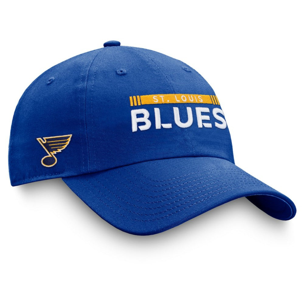 St. Louis Blues Fanatics Authentic Pro Rink Adjustable Hat - Blue - NHL 4464967