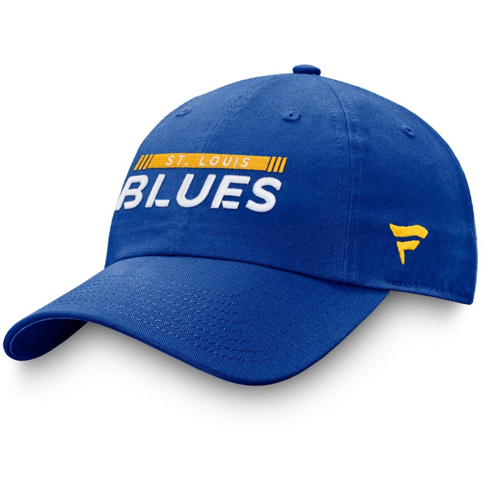 St. Louis Blues Fanatics Authentic Pro Rink Adjustable Hat - Blue - NHL 4464967