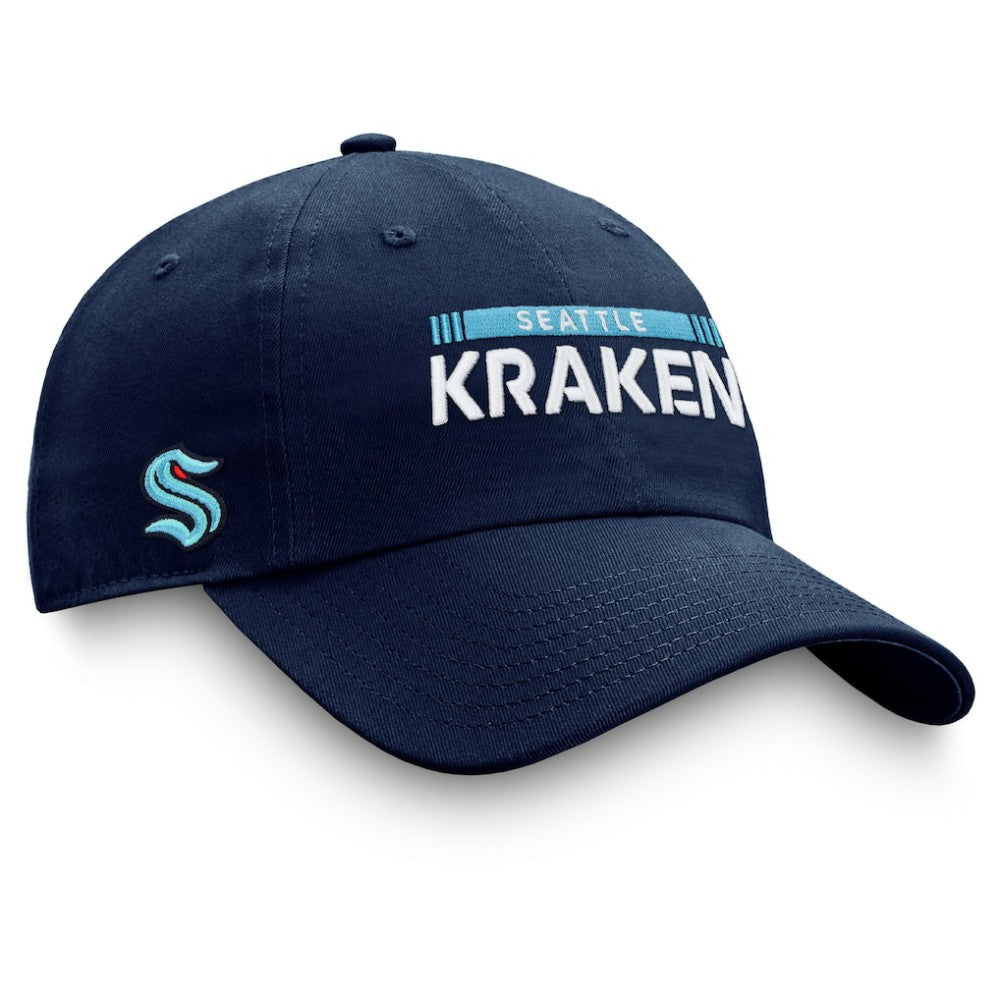 Seattle Kraken Fanatics Authentic Pro Rink Adjustable Hat - Deep Sea Blue - NHL 4464979