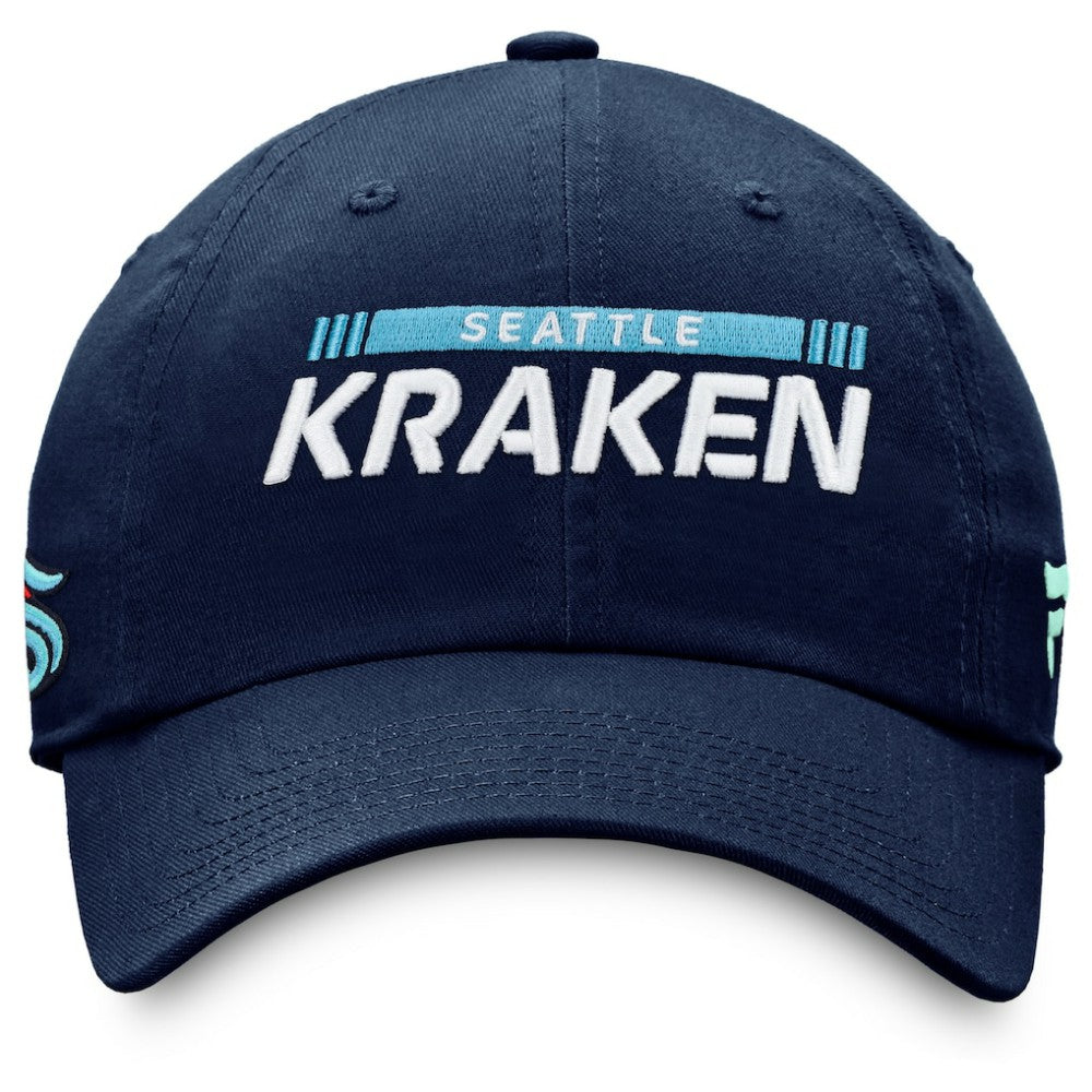 Seattle Kraken Fanatics Authentic Pro Rink Adjustable Hat - Deep Sea Blue - NHL 4464979
