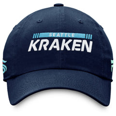 Seattle Kraken Fanatics Authentic Pro Rink Adjustable Hat - Deep Sea Blue - NHL 4464979