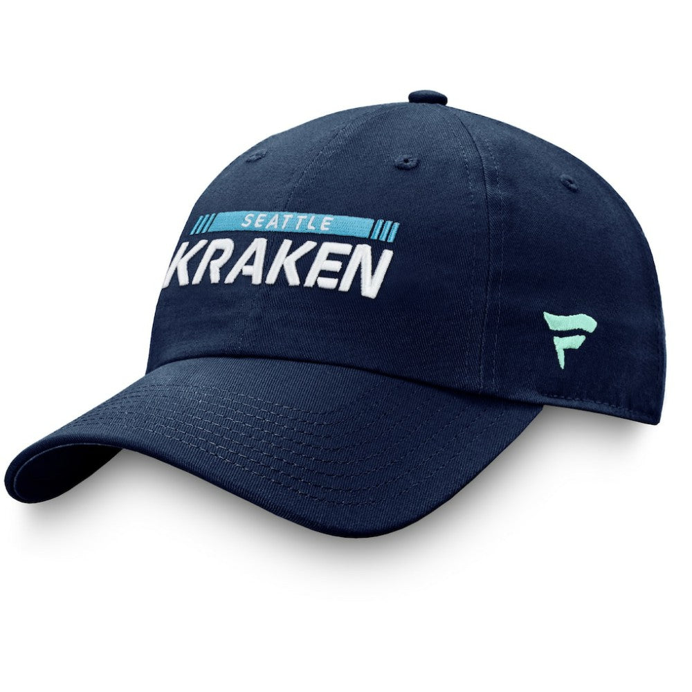 Seattle Kraken Fanatics Authentic Pro Rink Adjustable Hat - Deep Sea Blue - NHL 4464979