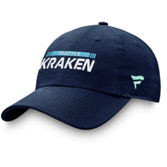 Seattle Kraken Fanatics Authentic Pro Rink Adjustable Hat - Deep Sea Blue - NHL 4464979