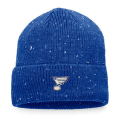 St. Louis Blues Fanatics Authentic Pro Rink Pinnacle Cuffed Knit Hat - Blue - NHL 4465001
