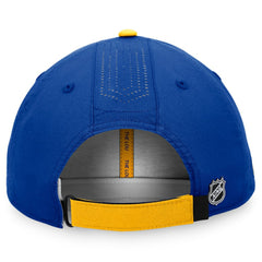 St. Louis Blues Fanatics Authentic Pro Rink Pinnacle Adjustable Hat - Blue - NHL 4465016