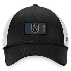 Vegas Golden Knights Fanatics Authentic Pro Rink Trucker Snapback Hat - Black/White - NHL 4465056