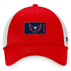 Washington Capitals Fanatics Authentic Pro Rink Trucker Snapback Hat - Red/White - NHL 4465068