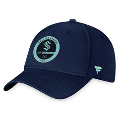 Seattle Kraken Fanatics 2021 Authentic Pro Training Camp Flex Hat - Navy - NHL 4465205