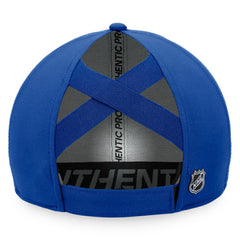 St. Louis Blues Fanatics Women's Authentic Pro Road Structured Adjustable Hat - Royal - NHL 4465323