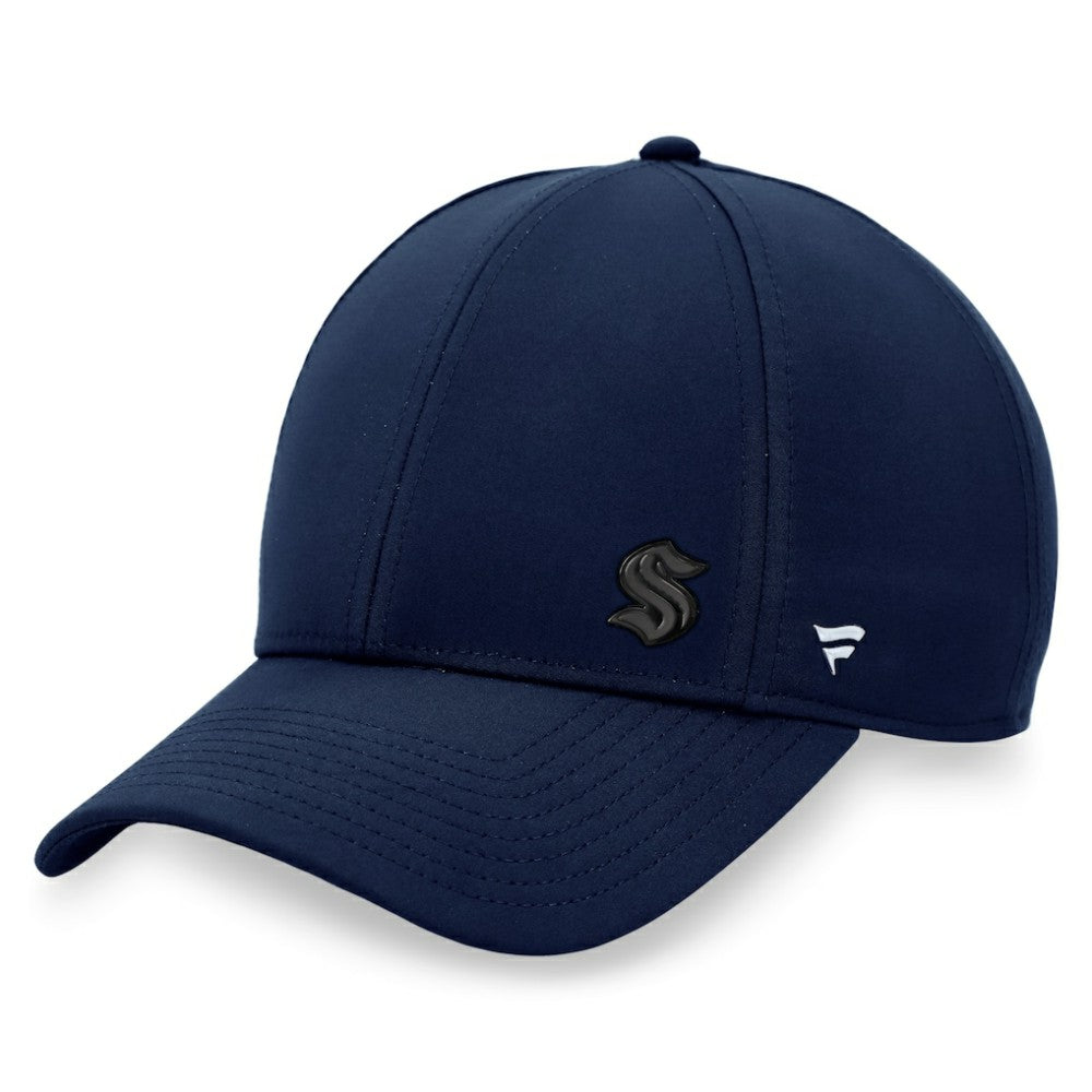 Seattle Kraken Fanatics Women's Authentic Pro Road Structured Adjustable Hat - Deep Sea Blue - NHL 4465335
