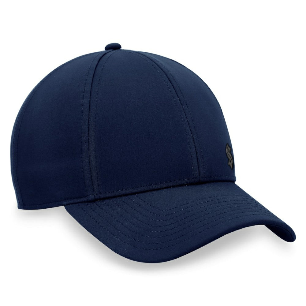 Seattle Kraken Fanatics Women's Authentic Pro Road Structured Adjustable Hat - Deep Sea Blue - NHL 4465335